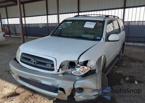 2003 Toyota Sequoia Sr5 V8 z USA, uszkodzony, nr VIN 5TDZT34A93S154534